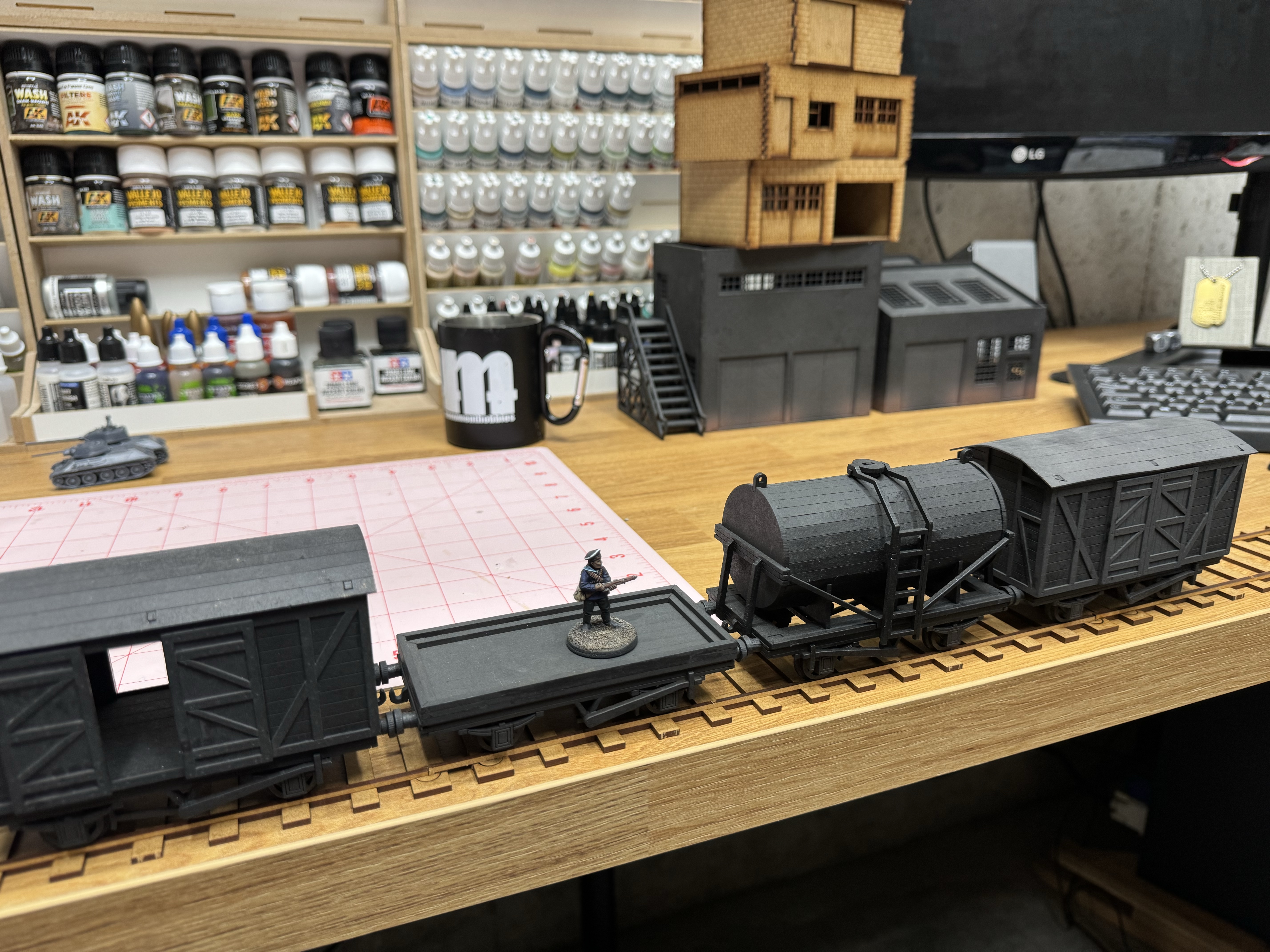 Reviving an Old Mule Part One: Sarissa Precision MDF Train – Iron Reviving an Old Mule Part One: Sarissa Precision MDF Train – Iron